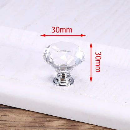 KAK Luxury Diamond Crystal Handles Shoebox Cabinet Handles Closet Door  Drawer Knobs Wardrobe Pulls Pullers With Screws Hardware