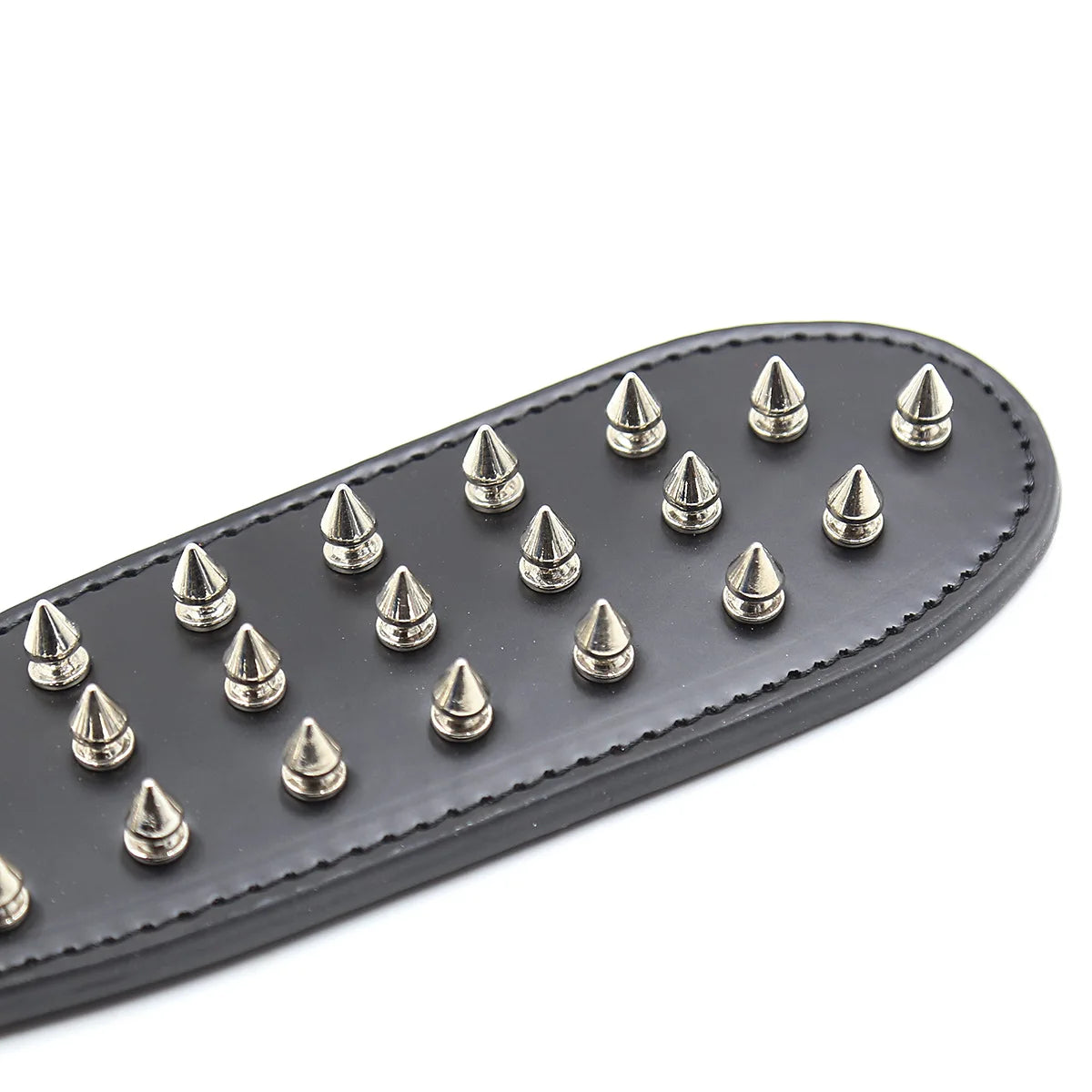 Leather Palm Clap Rivets Spanking Paddle whips Fetish Slave Bdsm Spank Flogger Fantasy Sexy Whip Gear Adult Game Cosplay