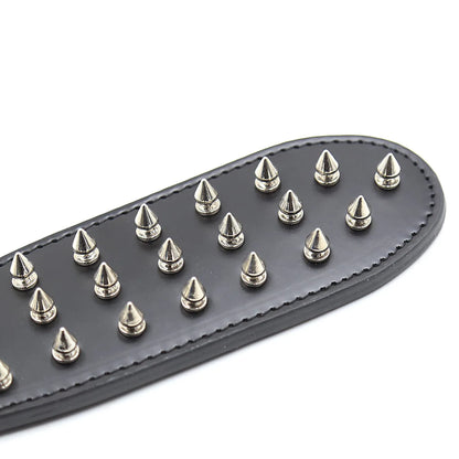 Leather Palm Clap Rivets Spanking Paddle whips Fetish Slave Bdsm Spank Flogger Fantasy Sexy Whip Gear Adult Game Cosplay
