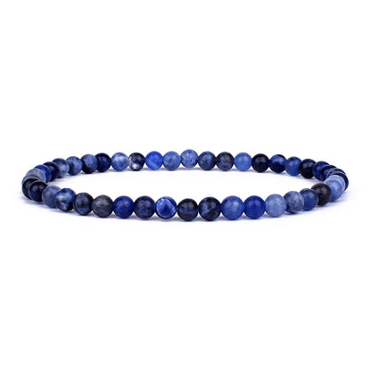 4mm 6mm Mini Energy Charm Bracelet Natural Stone Beads Yoga Healing Bracelet Jewelry for Women Men Best Friend Gift Dropshipping