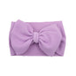 Solid Baby Headband Adjustable Big Bowknot Hair Band Oversize Turban Newborn Headwear For Baby Girls Fashion Hair Accessories