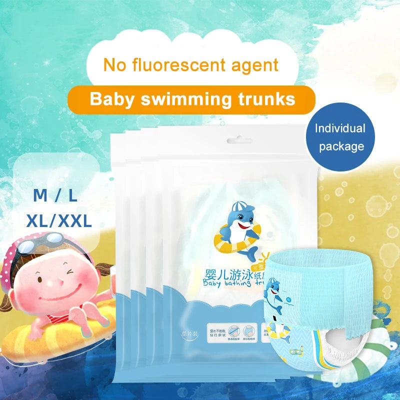 Baby Disposable Diapers Swim Waterproof Diapers Infant Swimming Diapers 5pcs Baby Diapers Pampers For Baby