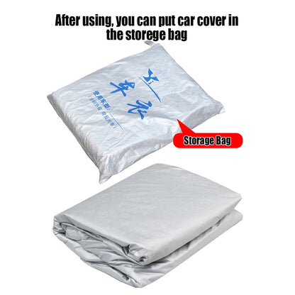 Full Car Cover Anti UV Sun Shade Rain Snow Wind Resistant Durable SUV Cover For Porsche Cayenne 2002-2025