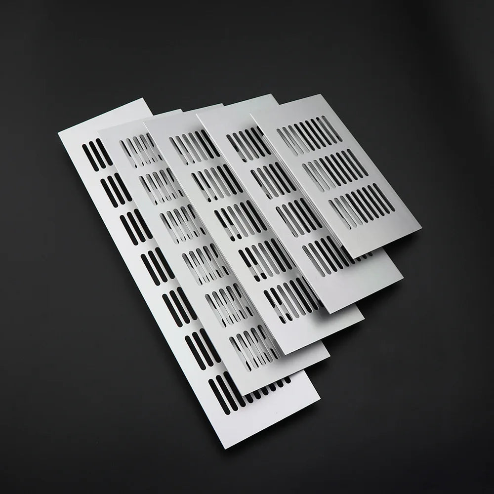 Vents Perforated Sheet Aluminum Air Vent Ventilator Grille Cover Ventilation For Closet Shoe Air Conditioner home Decor cover