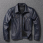 CC Shop Top.Y2K new classic casual slim fit genuine leather coat.quality fashion cowhide jacket.Young popular 557 style Denim