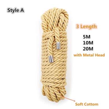 High Quality Japanese Bondage Rope Erotic Shibari Accessory for Binding Binder Restraint to Touch Tie Up Fun Slave Role Play
