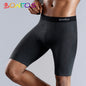 BONITOS Men Boxers Long Leg Man Underwear Soft Men Underpants Natural Cotton Sexy Boxer Shorts Top Brand Long Men's Panties