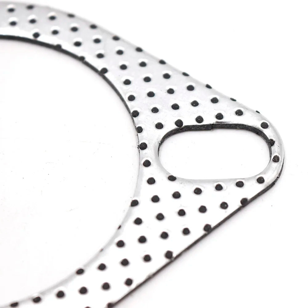 5pcs/Lot  2.5 inch=63mm Car Engine Exhaust Gasket Universal Exhaust Pipe Gasket With Two Holes