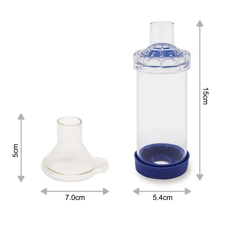 PVC Aerosol Chamber Cat Portable Inhaler Spacer With PVC Mask Pet Cats Dog Asthma Medication Feeding Tool Veterinary Approved