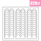 2pcs French Manicure Nail Wraps Stickers, Nail Art Form Fringe Tip Guides for DIY Nail Decoration