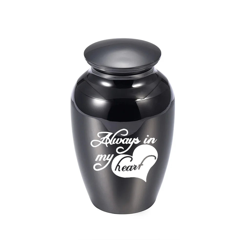 Christmas Gift Human 45x70mm Lovely Custom Jewelry Pet Souvenirs Aluminum Alloy Funeral Urn for Ashes- Rabbit and Moon