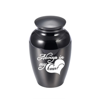 Christmas Gift Human 45x70mm Lovely Custom Jewelry Pet Souvenirs Aluminum Alloy Funeral Urn for Ashes- Rabbit and Moon