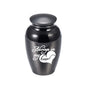 Christmas Gift Human 45x70mm Lovely Custom Jewelry Pet Souvenirs Aluminum Alloy Funeral Urn for Ashes- Rabbit and Moon