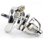 304 Stainless Steel Male Chastity Device Penis Cage Cock Ring with Urethral Sounds Catheter Tube Metal Chastity Belt Lock for Me