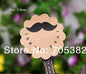GANSSIA 100pcs/lot "Fait Main avec Amour" Thank you Round Seal Sticker Paper Adhesive Stickers for Bakery& Gift Packing(ss-1143)