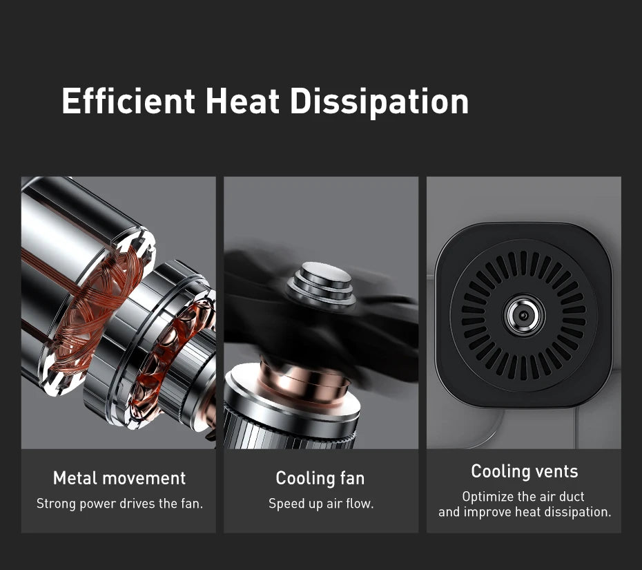 Baseus Inflator Pump 12V Portable Car Air Compressor for Motorcycles Bicycle Boat Tyre Inflator Digital Auto Inflatable Air Pump