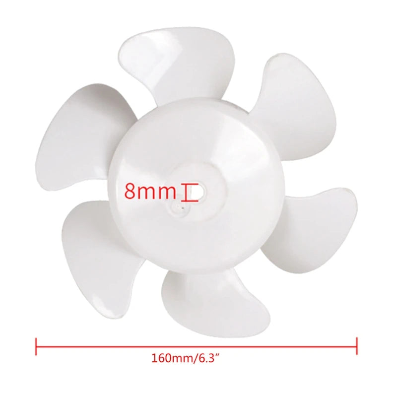Big Wind 11/12/16inch Plastic Fan Blade 3 Leaves Stand/Table Fanner Accessories