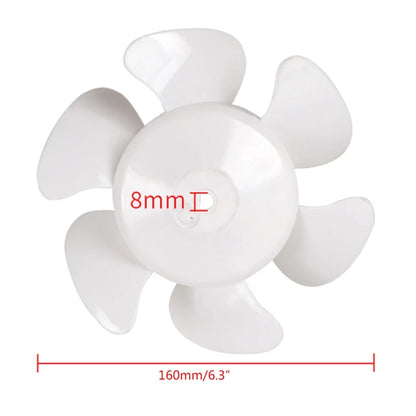 Big Wind 11/12/16inch Plastic Fan Blade 3 Leaves Stand/Table Fanner Accessories