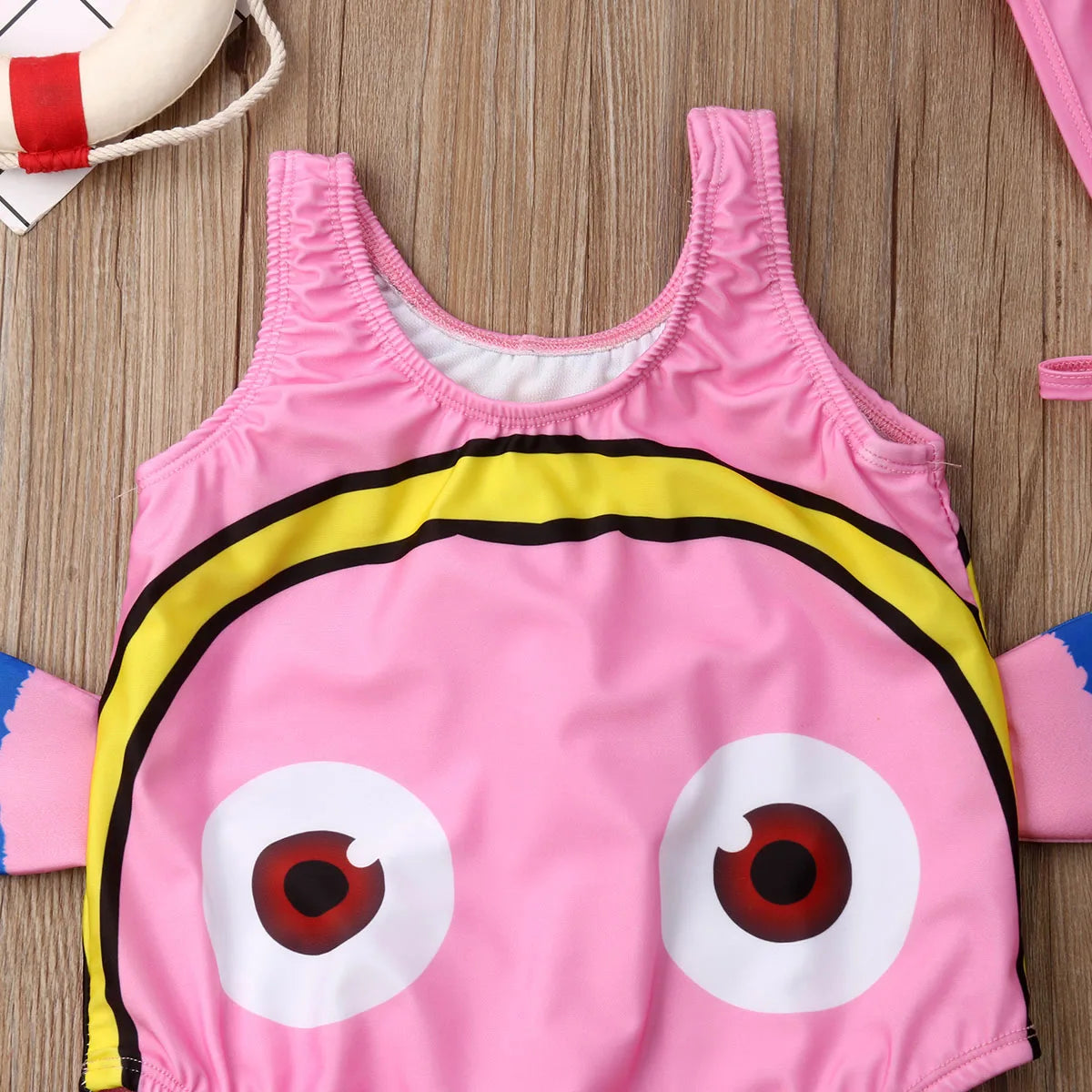 Citgeett Summer Kids Baby Girl Swimwear Cartoon Goldfish Swimsuit Beachwear Bathing Costume