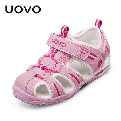 UOVO Brand 2026 Summer Beach Footwear Kids Closed Toe Toddler Sandals Children Fashion Designer Shoes For Boys And Girls #24-38