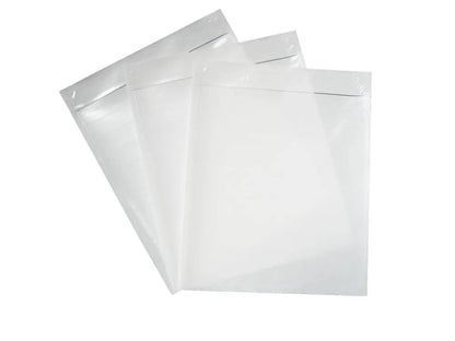 100PCS/14sizes Packing List Envelope Clear Face Invoice Slip Enclosed Pouch Self Adhesive Shipping Invoice Label Envelopes