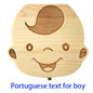Spanish/English/Portugal/French/Russia Baby Wood Tooth Box Organizer Milk Teeth Storage Collect Teeth Umbilica Lanugo Save Gifts