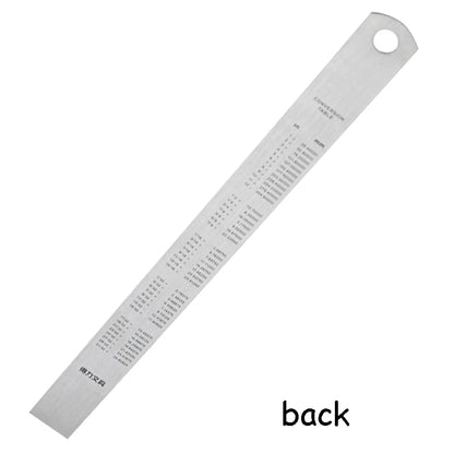 15cm Stainless Steel Measuring Ruler Students Stationery Art Drawing Straight Ruler Designer Engineer Clear Scale Painting Ruler