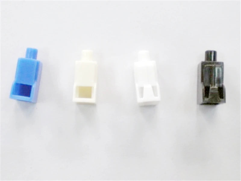 fiber LC dust cap white for LC optical fibre connector attenuator protective plug white plastic free shipping SX ELINK 100pcs