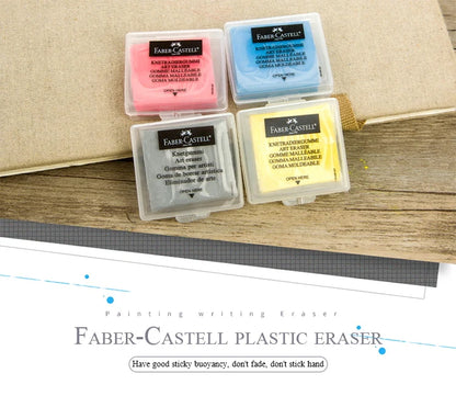 Faber-Castell Plasticity Rubber Soft Art Eraser Wipe highlight Kneaded Rubber For Art Pianting Design Sketch Eraser Stationery