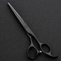 professional Japan 440c 6 '' black hair cutting scissors haircut thinning barber haircutting shears berber Hairdresser scissors