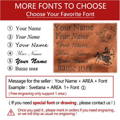 Engrave / Emboss Letters Logo Or Customized Product DIY Service Buy Product With Personal Charge