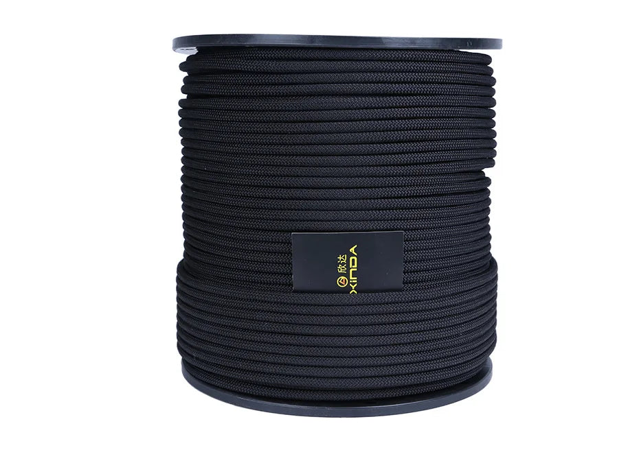 XINDA  8mm Diameter Professional Rock Climbing Rope Outdoor Hiking Corda High Strength Statics Safety Rope Fire Rescue Parachute