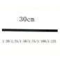 TUTU high quality colorful 15cm aluminum triangular scale ruler aluminum 1:20 - 1:600 alloy metal scale regua desenho H0003
