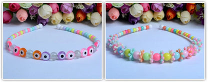 550-700PCS DIY Colorful Acrylic Beads Girls Puzzle Toy Jewelry Necklace Bracelet Handmade String Bead Girl Children Making Toys