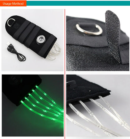 LED Horse Tail Trappings Night Riding Safe Equestrian Flashing Light Bar Harness Equipment Outdoor Sports Horse Tail Decor
