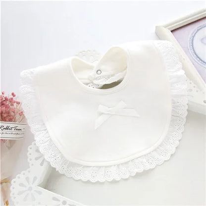 0-24Month Baby Bibs For Girls Boys 100% Cotton Gentleman Princess Style Fashion Newborn Burp Cloth Infant Saliva Towels One Size