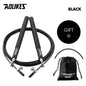 AOLIKES 1PCS Crossfit Speed Jump Rope Professional Skipping Rope For MMA Boxing Fitness Skip Workout Training With Carrying Bag