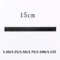 TUTU high quality colorful 15cm aluminum triangular scale ruler aluminum 1:20 - 1:600 alloy metal scale regua desenho H0003