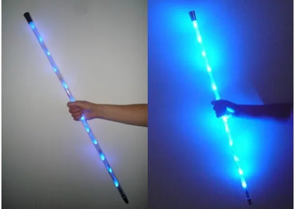 Magic Tricks Dancing Cane LED Red And Blue (Folding Deluxe) Multicolr Available Stage Props Gimmick Product Proessional Magia