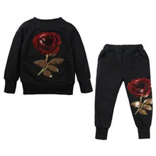 Fleece Children's Sweatshirts 2024 Girls Autumn Winter Padded Thickened Lamb's wool Hooded Hoodies New Kids Casual Clothing