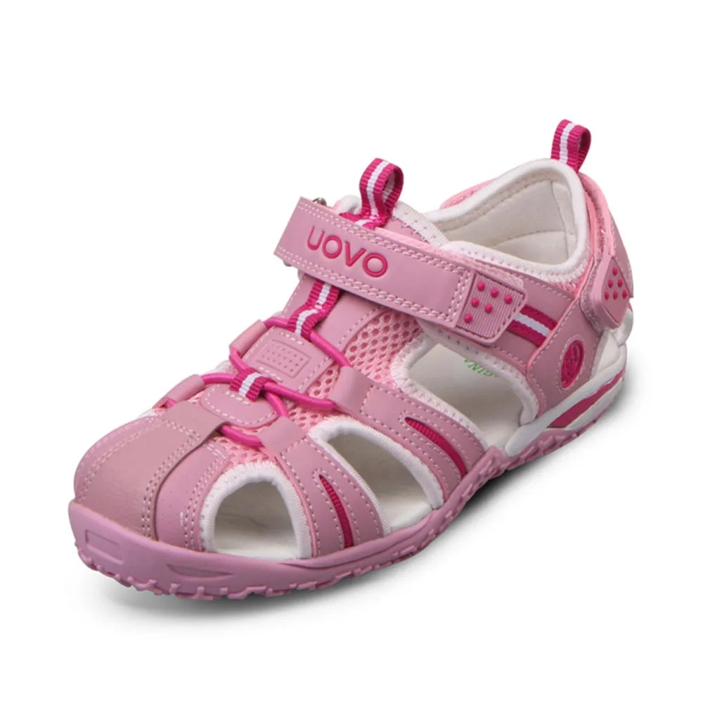 UOVO Brand 2026 Summer Beach Footwear Kids Closed Toe Toddler Sandals Children Fashion Designer Shoes For Boys And Girls #24-38