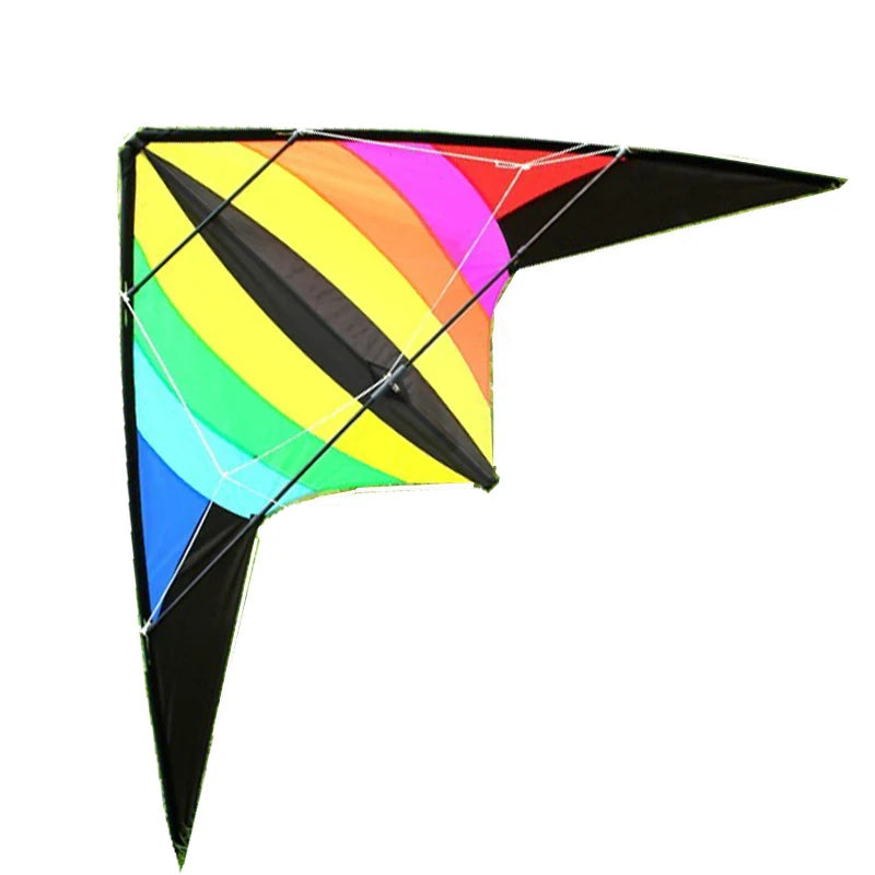 Outdoor Fun Sports 2.2m Power Dual Line Stunt Kite  With Handle And String Good  Flying