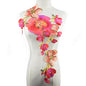 1PC Big Gray Flower Lace Embroidered Neckline Collar Trim Clothes Fabric Sewing Supplies Craft Wedding Dress Applique