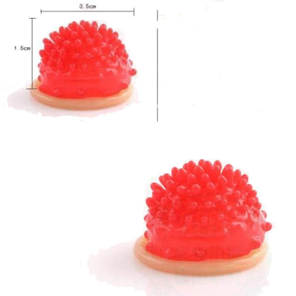 12Pcs Ultra Thin Condoms dotted Stimulate Safer Greater Pleasure thron Spike Latex Lubricated Condom Adult Sex products for Men