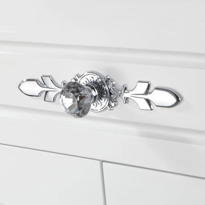 KAK Luxury Diamond Crystal Handles Shoebox Cabinet Handles Closet Door  Drawer Knobs Wardrobe Pulls Pullers With Screws Hardware