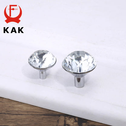KAK Luxury Diamond Crystal Handles Shoebox Cabinet Handles Closet Door  Drawer Knobs Wardrobe Pulls Pullers With Screws Hardware