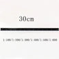 TUTU high quality colorful 15cm aluminum triangular scale ruler aluminum 1:20 - 1:600 alloy metal scale regua desenho H0003