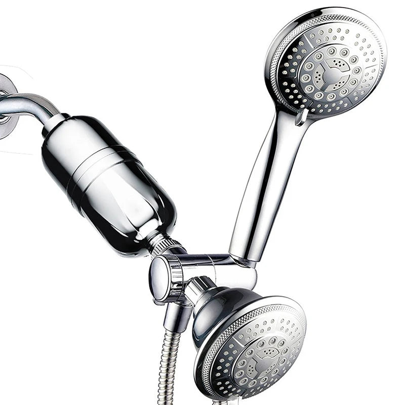 In-line bathroom Shower Filter bathing Level 8 filtering water purifier water treatment Health softener Chlorine Removal Home