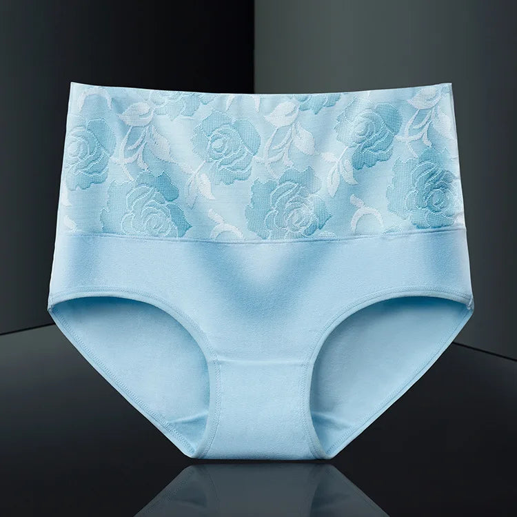 3Pcs/Lot Women's Underwear Plus Size Cotton Panties High Waist Briefs Sexy Lingerie Female Pantys M-5XL Seamless Underpant Girls