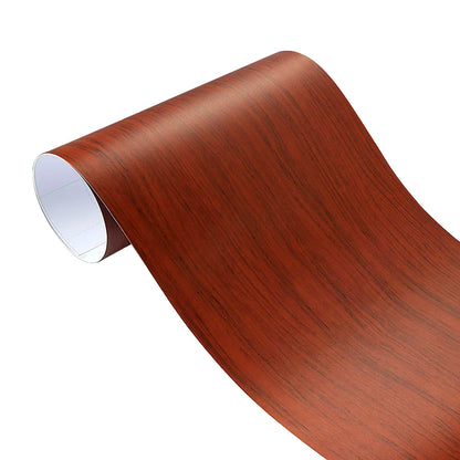 30/10*100cm PVC Self-adhesive Wood Grain Textured Car Vinyl Wrap Film Car Internal Stickers DIY Wallpaper Furniture Accessorries